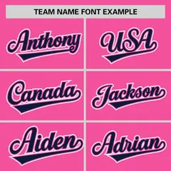 Pink Navy Classic Authentic Sleeveless Baseball Jersey 3