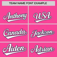 Pink Navy Gradient Lapel Fashion Baseball Jersey 3
