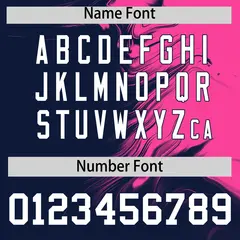 Pink Navy Ink Pattern Authentic Baseball Jersey 4