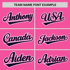 Pink Navy Pinstripe Raglan Baseball Jersey 3