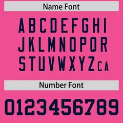 Pink Navy Square Neckline Classic Authentic Football Jersey 4