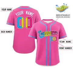 Pink Pansexuality Pride Month Baseball Jersey 2