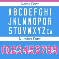 Pink Powder Blue Color Block Raglan Sleeves Baseball Jersey 4