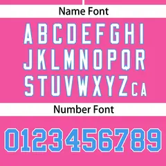 Pink Powder Blue Flame Graffiti Authentic Baseball Jersey 4
