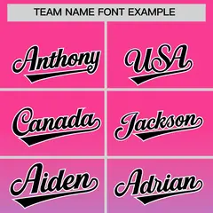Pink Powder Blue Gradient Full-Snap Varsity Letterman Jacket 3