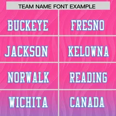Pink Powder Blue Gradient Outdoor Flag Football Jersey 3