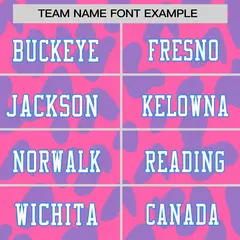 Pink Powder Blue Raglan Sleeves Camo Football Jersey 3