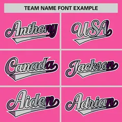 Pink Purple Classic Pride Month Genderless Baseball Jersey 3