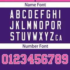 Pink Purple Color Block Raglan Sleeves Baseball Jersey 4