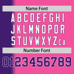 Pink Purple Gradient Pinstripe Baseball Jersey 4