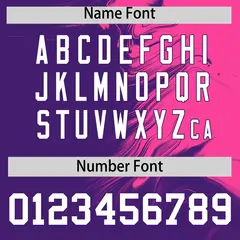 Pink Purple Ink Pattern Authentic Baseball Jersey 4