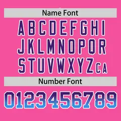 Pink Purple-Powder Blue Gradient Side Baseball Jersey 4