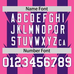 Pink Purple Raglan Sleeves Blade Pattern Baseball Jersey 4