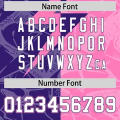 Pink Purple Split Lightning Pattern Football Jersey 4