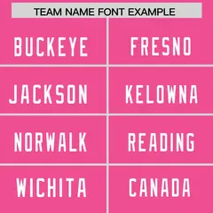 Pink Raglan Sleeves Football Jersey 3