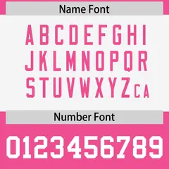 Pink Raglan Sleeves Football Jersey 4