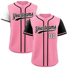Pink Reversible Raglan Baseball Jersey