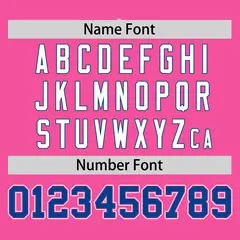 Pink Royal Half Stripe Authentic Baseball Jersey 4