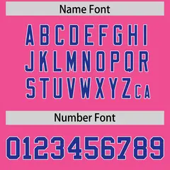 Pink Royal Star Pattern Raglan Sleeves Football Jersey 4