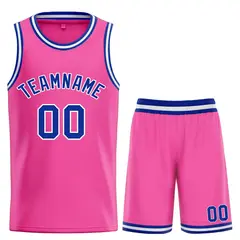 Pink Royal-White Bull Classic Sets Basketball Jersey