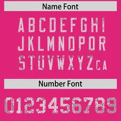 Pink Sequined Trim Athletic Basketball Jersey 4
