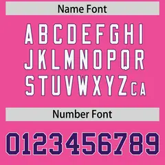 Pink Shoulder Cut Two-Tone Authentic Football Jersey 4