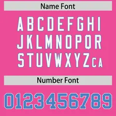 Pink Shoulder Cut Two-Tone Authentic Football Jersey 4