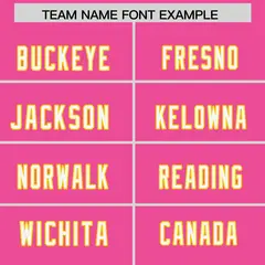 Pink Shoulder Cut Two-Tone Authentic Football Jersey 3
