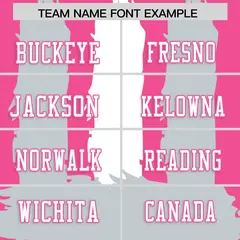 Pink Silver White Graffiti Pattern Flag Football Jersey 3