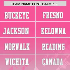 Pink Star Gradient Flag Football Jersey 3