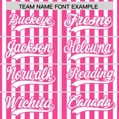 Pink White American Flag Graffiti Baseball Jersey 3