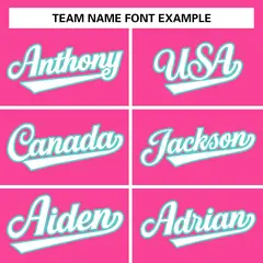 Pink White-Aqua Classic Varsity Full-Snap Letterman Jacket 5