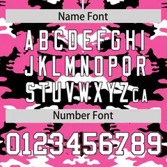 Pink White Black Camo Authentic Baseball Jersey 4