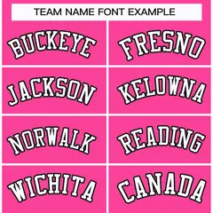 Pink White-Black Classic Style Hockey Jersey 3