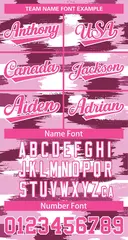 Pink White Camo Varsity Letterman Bomber Jacket 5