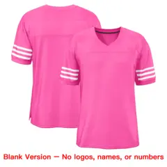 Pink White Classic Style Authentic Football Jersey 5