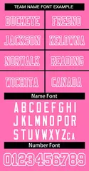 Pink White Classic Style Authentic Football Jersey 8
