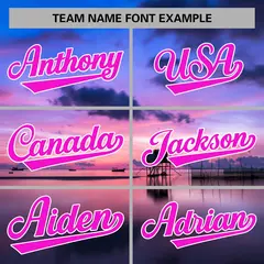 Pink White Evening Glow Graffiti Letterman Varsity Jacket 4