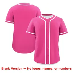 Pink White Father's Day Classic Baseball Jersey 6