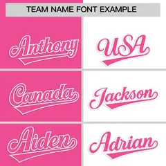 Pink White Four Squares Performance Polo Shirt 3
