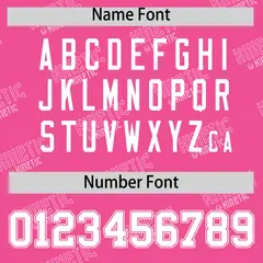 Pink White Full Button Graffiti Text Pattern Baseball Jersey 4
