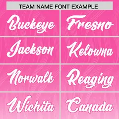 Pink White Gradient Authentic Outdoor Football Jersey 3
