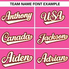 Pink White Gradient Ribbed Authentic Baseball Jersey 3