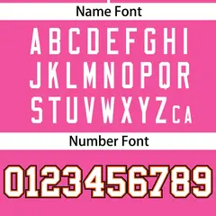 Pink White Gradient Ribbed Authentic Baseball Jersey 4