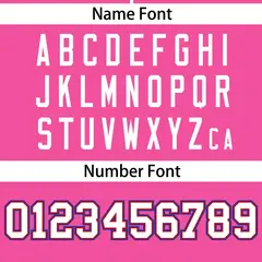 Pink White Gradient Ribbed Authentic Baseball Jersey 4
