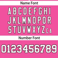 Pink White Gradient Ribbed Authentic Baseball Jersey 4