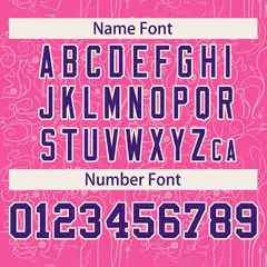 Pink White Graffiti Line Art Authentic Baseball Jersey 4