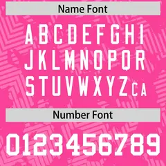 Pink White Graffiti Line Authentic Football Jersey 4