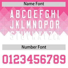 Pink White Grid Blur Pattern Baseball Jersey 4