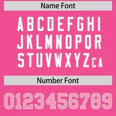 Pink White Light Pink Baseball Jersey 5